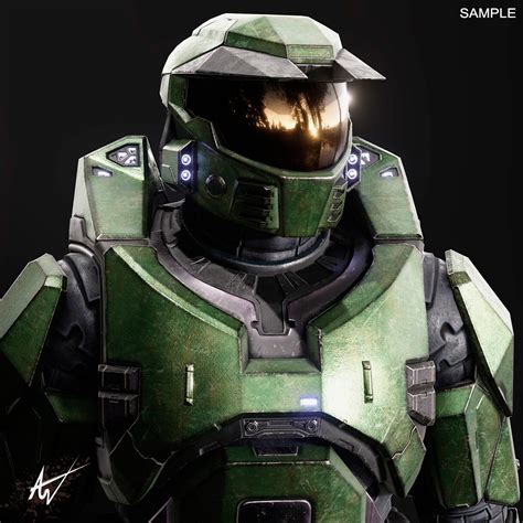 Artstation Halo Combat Evolved Master Chief Hd