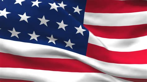 Seamless 3d Animation American Flag Waving Stockvideos And Filmmaterial