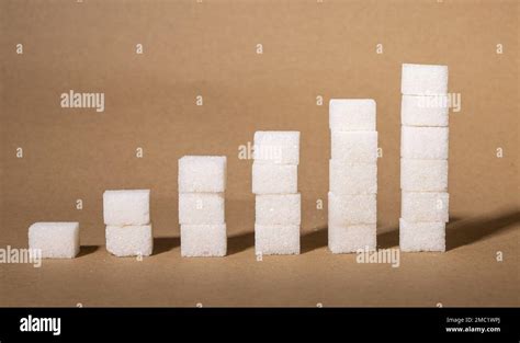 Sugar Level Increasing Sweet Diagram Graph Of Consumption Growth