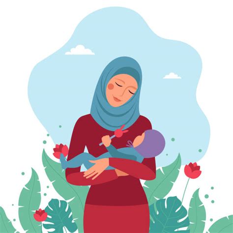 Muslim Mother Vectoriels Et Illustrations Libres De Droits Istock