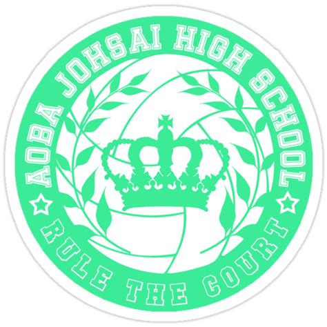 Haikyuu Aoba Johsai Vbc Logo Stickers By Spacespud Redbubble