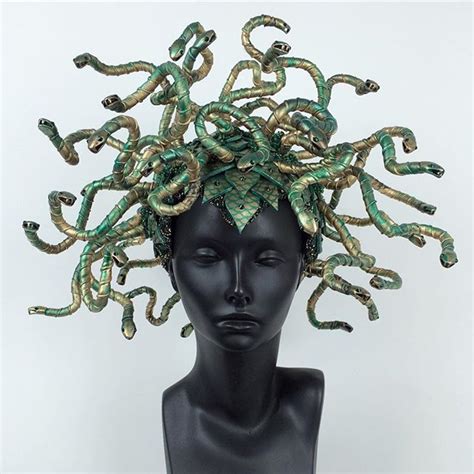 I wanted to show you how i make my headpieces, this is one of my favourites so i really wanted to film this one.but, i forgot. @missgdesigns on Instagram: "I Finally finished my last Medusa! 🐍 She will be up in the shop at ...