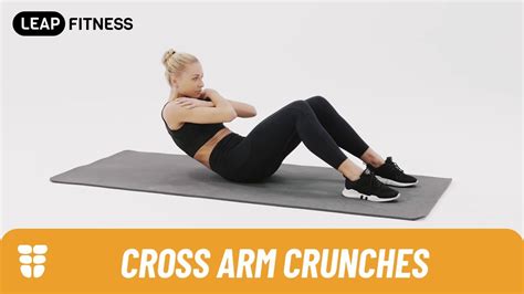 How To Do Cross Arm Crunches Youtube