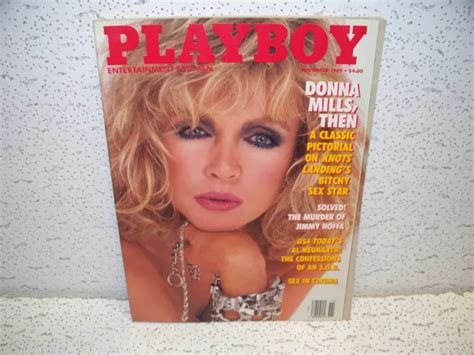 Vintage Playboy Magazine November Donna Mills Jimmy Hoffa