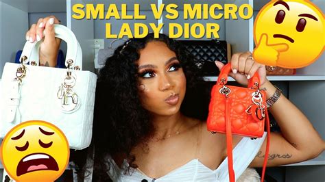Micro Vs Small Abc Lady Dior Review Comparison Katie Danger Youtube