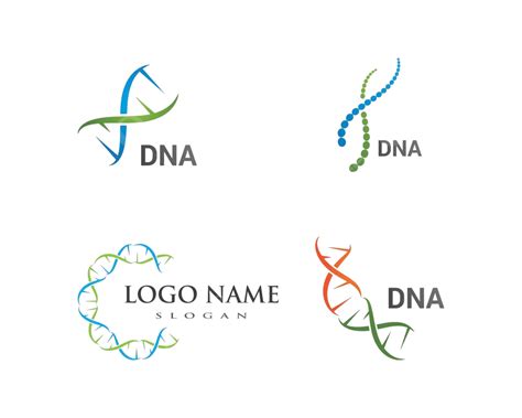 Dna Logo Vector Biology Genetic Cell Vector Biology Genetic Cell Png