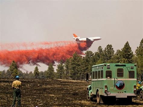 Fighting Wildfire In Apache National Forest In Arizona June 2014