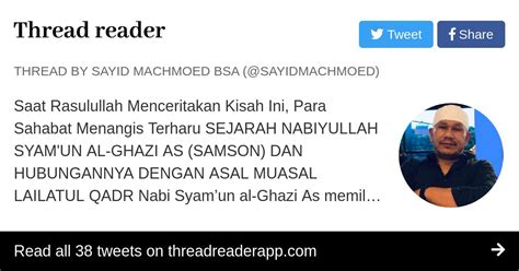 If you are the copyright owner for this file, please report abuse to 4shared. Thread by @sayidmachmoed: Saat Rasulullah Menceritakan ...