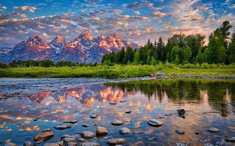 Spring In National Park Grand Teton Wyoming United States Of America