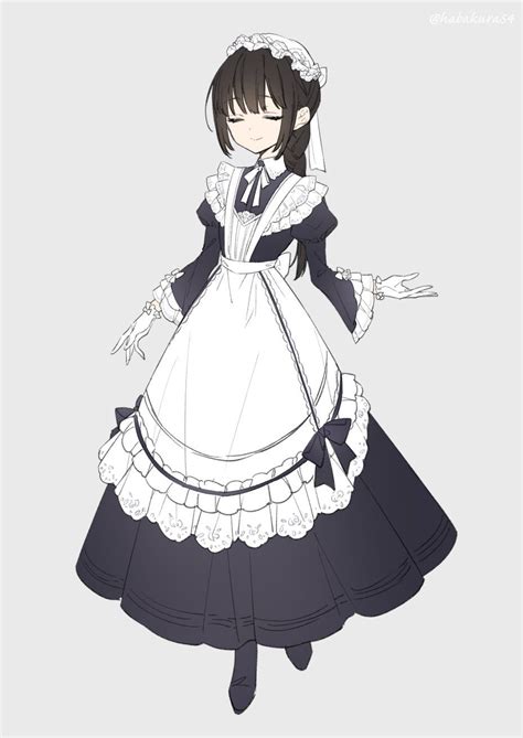 Maid Dress Reference Drawing Bmp Place