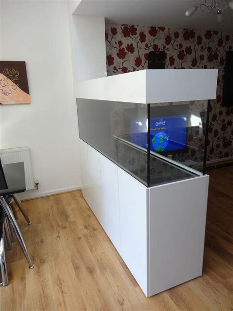 Others designed for betta fish are just too small or have other issues. Room divider tank 72x24x18 from Prime Aquariums. Lower? Use as a bar? | Fish are friends not ...