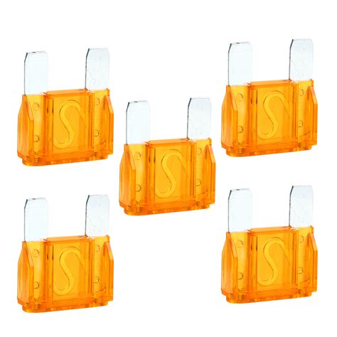 5 Pack Of 40 Amp 40a Large Blade Style Audio Maxi Fuse For Car Rv Boat