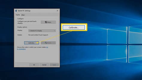 How To Calibrate A Touch Enabled Display In Windows