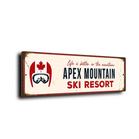 Apex Mountain Sign Apex Mountain Decor Apex Mountain T