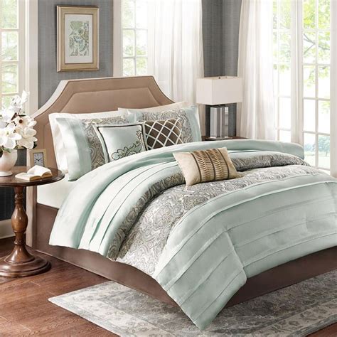 Madison Park Bryant 7 Piece Comforter Set Queen