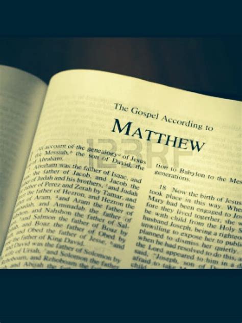 The Book of Matthew! Love love love it! Sooo many wonderful stories and