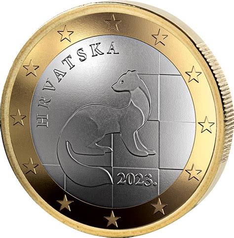 1 Cent 2 Euro Kursmünzensatz Kroatien 2023 Münzenversandhaus Reppa Gmbh