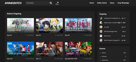 10 Rekomendasi Situs Download Anime Batch Sub Indo