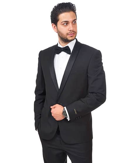 Kleidung And Accessoires Herren Besondere Anlässe Slim Fit Azar Man Black