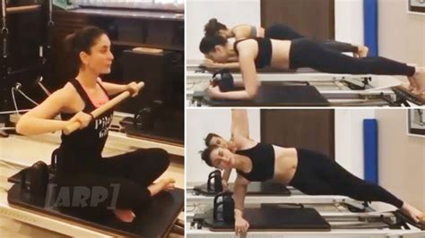Kareena Kapoor Khan Workout Video In Tight Gym Outfit Youtube