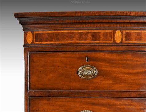 George Iii Mahogany Bow Front Chest On Chest Antiques Atlas