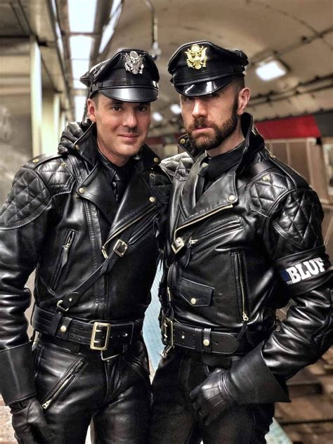 Leather Cops Image By Fredrick M Leather Subculture
