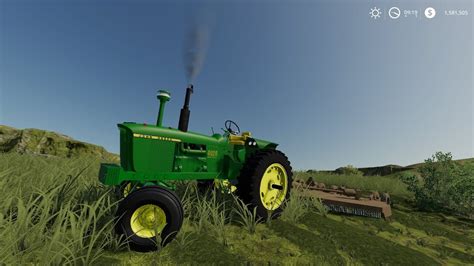 Farming Simulator 19 Day 2 Bushogging With The John Deere 4020