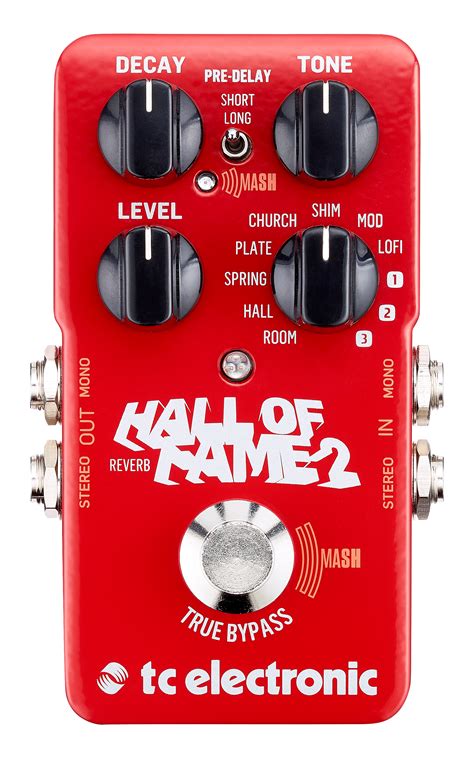 Hall Of Fame 2 Reverb front view | Reverb pedal, Effects pedals, Guitar png image