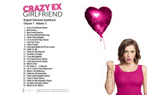 Crazy Ex Girlfriend Original Television Soundtrack Season 1 Vol 1 Crazy Ex Girlfriend