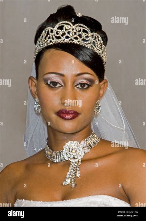 Ethiopian Bride Addis Abeba Ethiopia Stock Photo Royalty Free Image