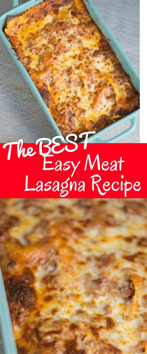 The Best Easy Lasagna Recipe
