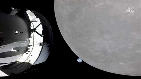 Nasas Orion Capsule Buzzes The Moon In A Last Step Before Humans Revisit Lunar Orbit Npr