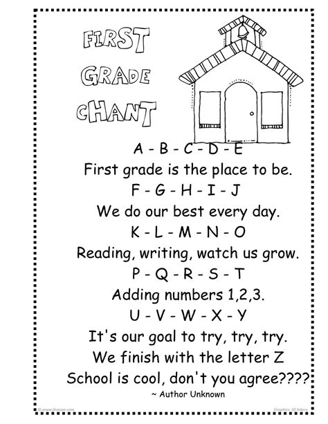 First Grade Poems