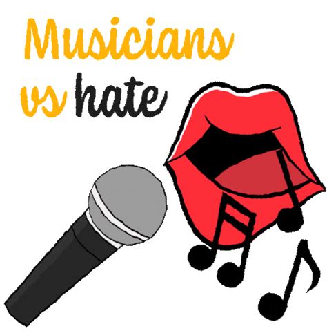 Musician Musicians Vs Hate GIF - Musician MusiciansVsHate Singer - Discover & Share GIFs