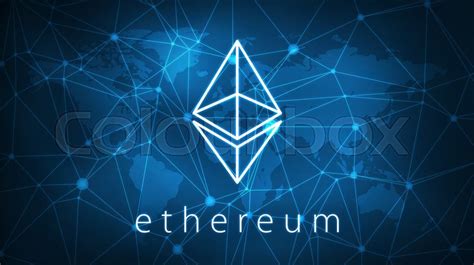 On ethereum, you can write code that controls money, and build applications accessible anywhere in the world. Ethereum symbol on futuristic hud ... | Stock Photo ...