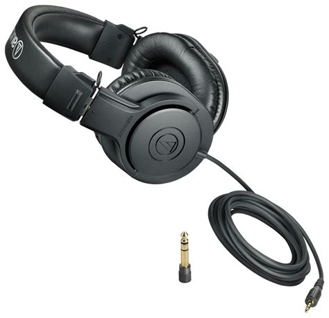 Audio Technica Ath M20x Closed Back Monitoring Headphones Ath M 20 X
