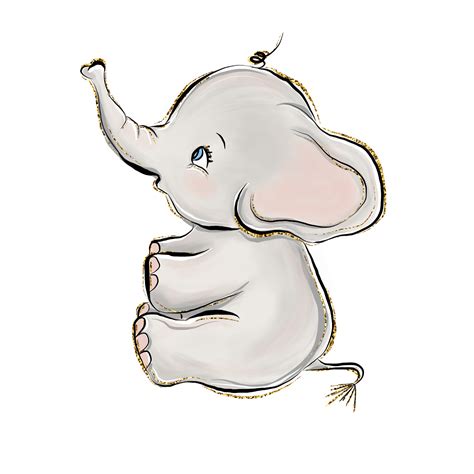 Elefante Watercolor Png Elefante Cute Png Elephant Watercolor Png