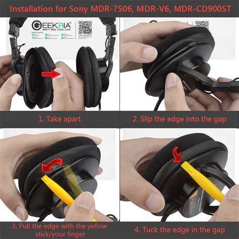 Geekria Replacement Earpad Fit For Turtle Beach Ear Force Recon