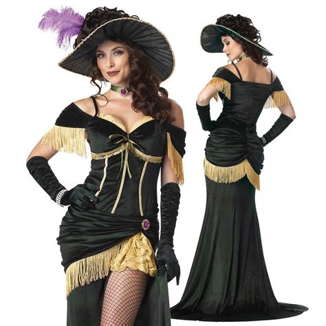 Adult Wild West Saloon Girl Costume Western Madame Fancy Dress Party Outfit For Sale • Aud 6647