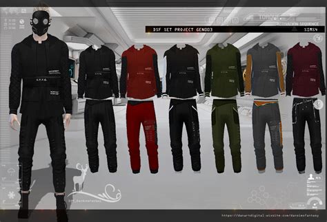 Dansimsfantasy The Sims 4 Male Clothes Dsf Set Project Gen003