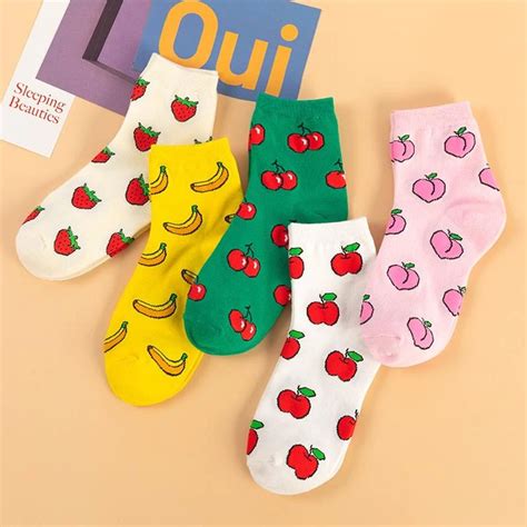 Fruit Socks Cute Socks Socks And Hosiery Cheap Socks Funny Socks Ankle Socks Stockings