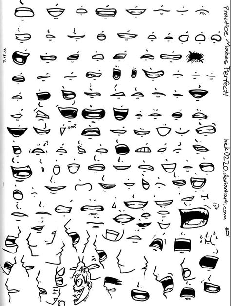 Many Mouths By Kouri N On Deviantart Mouth Drawing Anime Drawings