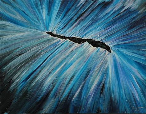 Space Rift Painting By Loria Chaddon Saatchi Art
