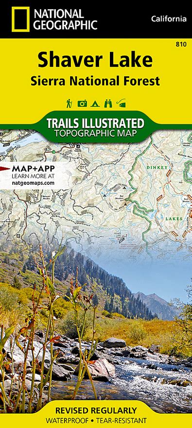 National Geographic Shaver Lake Map 810 The Backcountry In Truckee