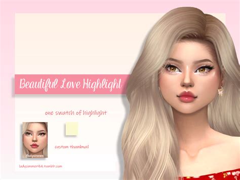 Ladysimmer94s Beautiful Love Highlight Sims 4 Cc Custom Content