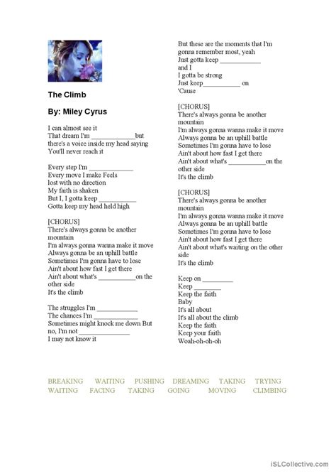 song miley cyrus song and nursery rh… english esl worksheets pdf and doc