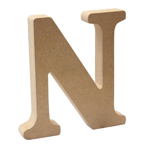 Visland 4 Inch Designable Wood Letters Unfinished Wood Letters For