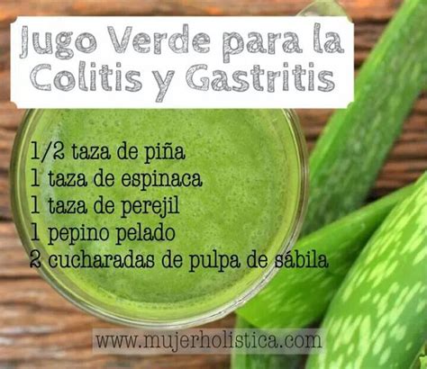 Jugo Verde Para Colitis Y Gastritis Fuente Jugos Para La Gastritis