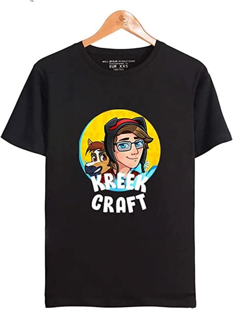 Kreekcraft Merch T Shirt Game Blogger Summer 2022 New Short Sleeves