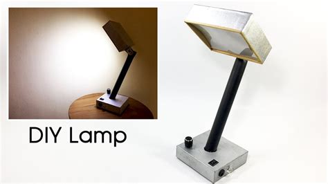 Diy Led Desk Lamp With Dimmer Diy Rechargeable Table Lamp Youtube